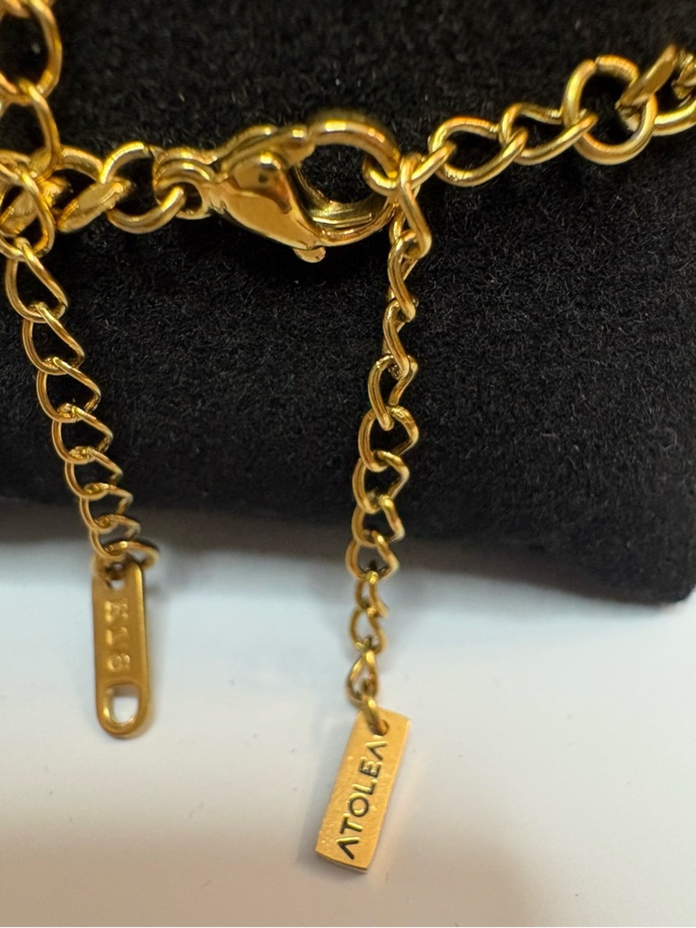 Two 18K Plated  Bracelet (Over Stainless)! Waterproof  and Tarnish Resistant. - Picture 3 of 6